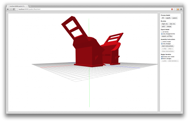 Hochauflösendes 3D-Modell